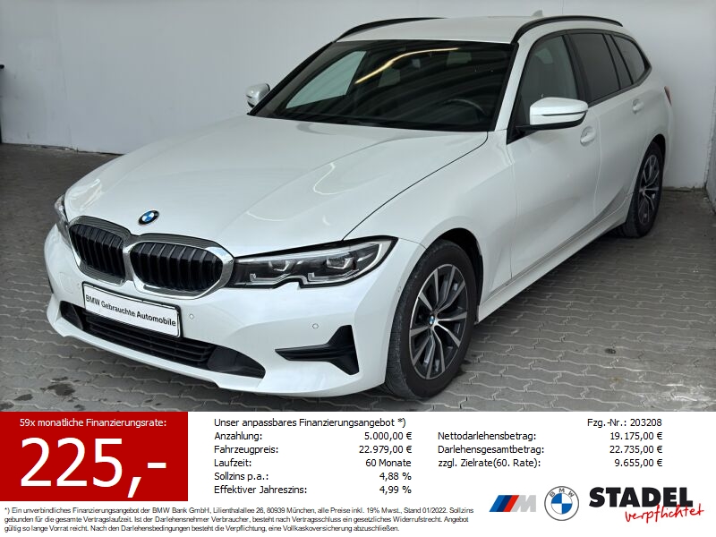 BMW 318dA Tour. Advantage Navi.LED.DriveAs.AHK.M-LR