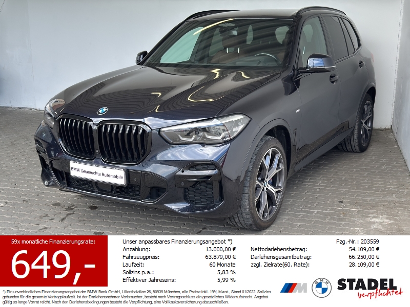 BMW X5 xDrive30dA M Sport Navi.LED.HuD.HaKa.360.ACC