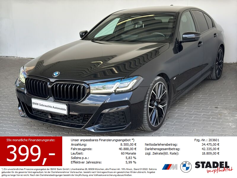 BMW 530dA Lim. M Sport Navi.Laser.Standhz.ACC.RFK.