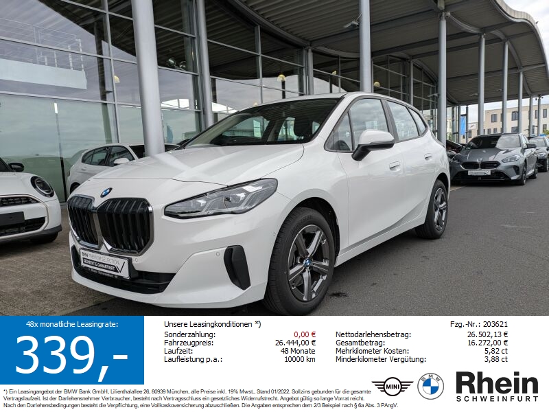 BMW 216i Active Tourer LED. Park.Ass. DAB. SH.