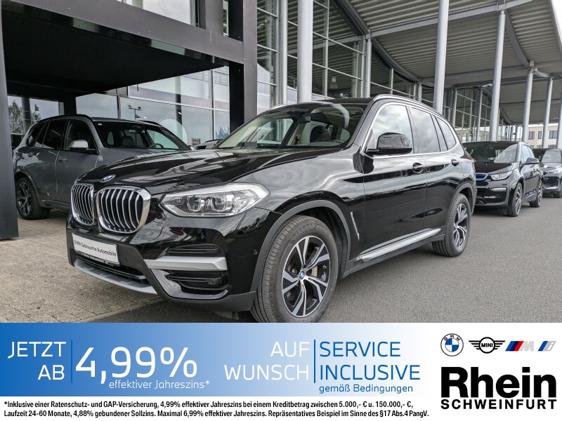 BMW X3 xDrive30d X Line Glasdach. AHK. Teilleder.