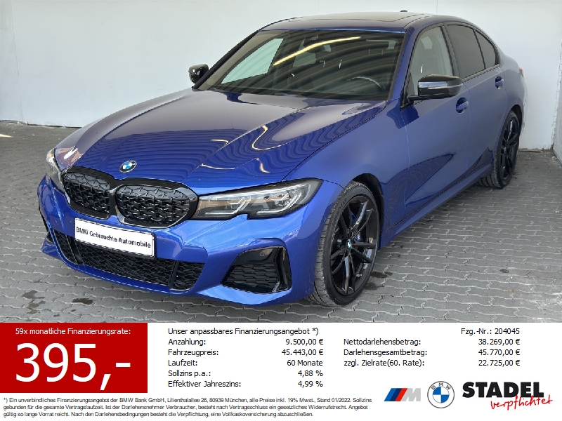 BMW M340i xDrive Lim. Navi.Laser.HuD.HarmKard.RFK