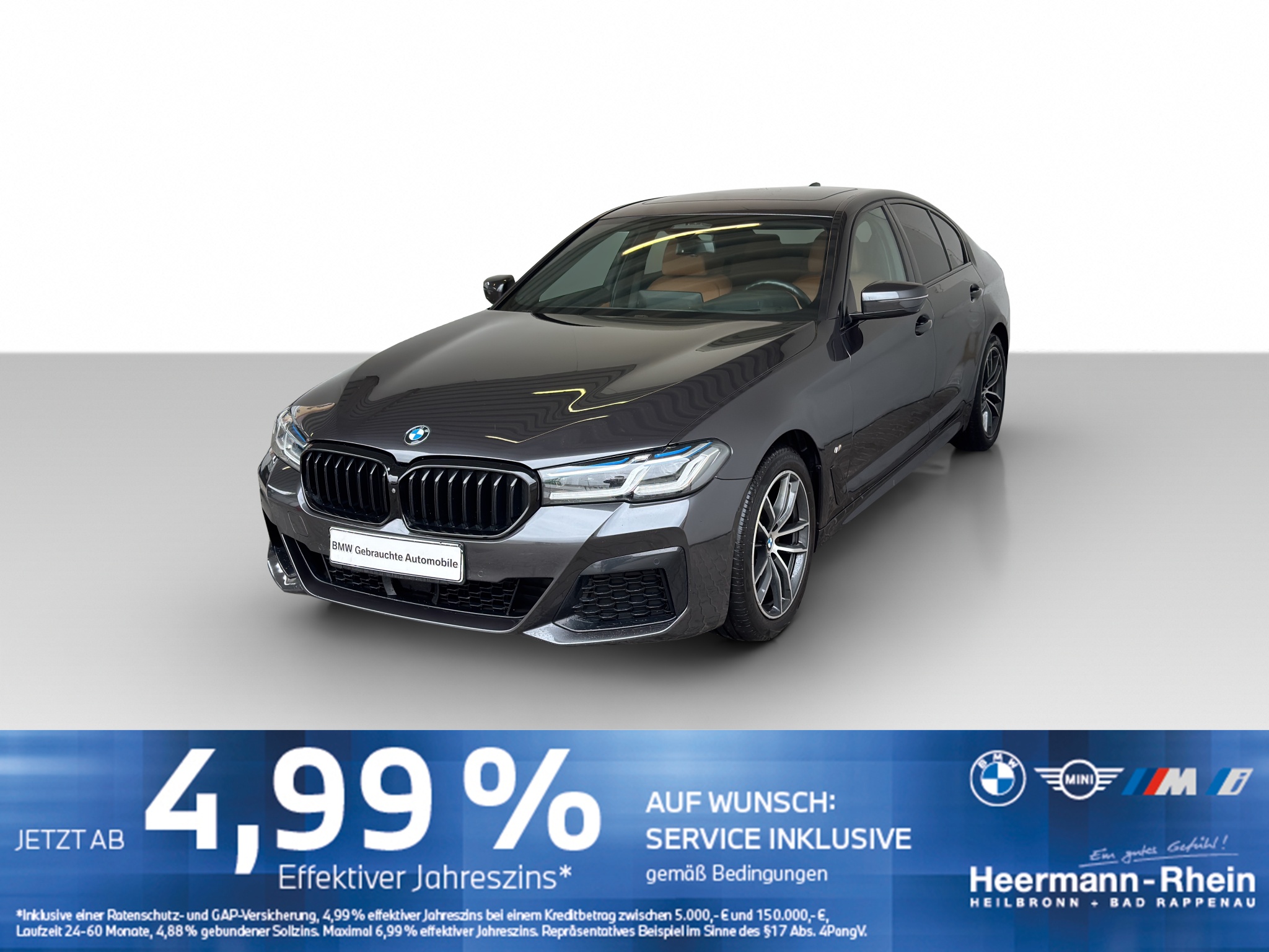 BMW 520iA Lim. M Sport LiveCock.Komfsz.Laser.HUD.AHK