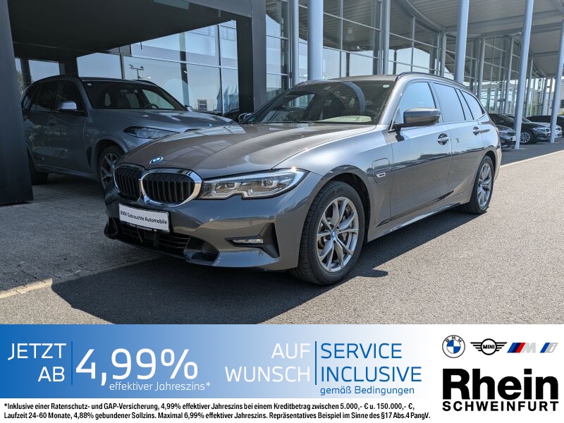 BMW 330e Tour. Sport Line LiveCockpit.AHK.Teilleder.