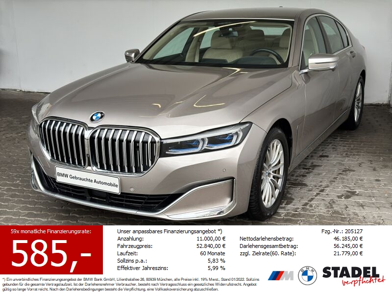 BMW 740d xDrive Lim. Navi.Laser.HuD.360.ACC.Gestik