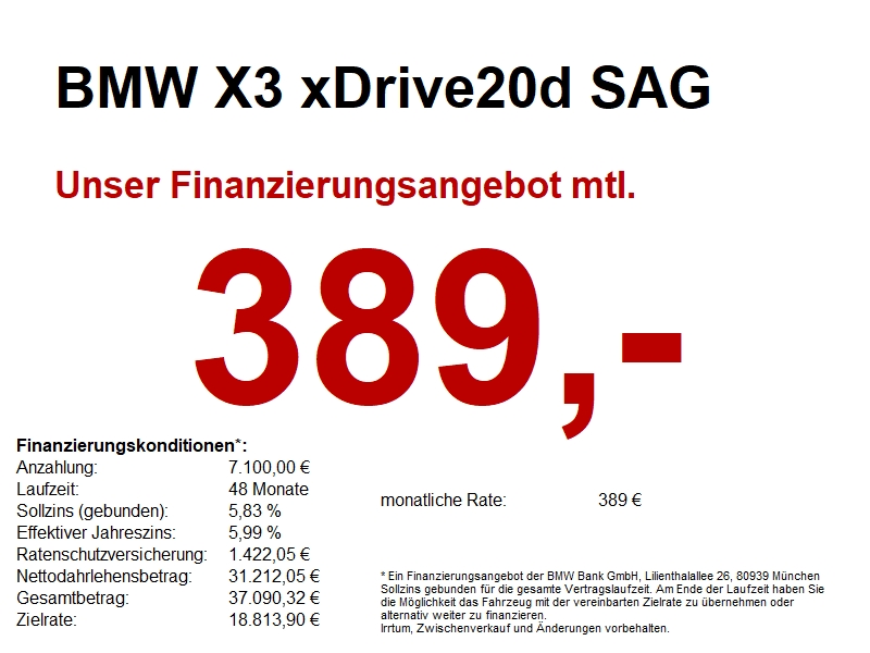 BMW X3 xDrive20d SAG M Sport AHUD/LED+/HiFi/K-ZUGANG