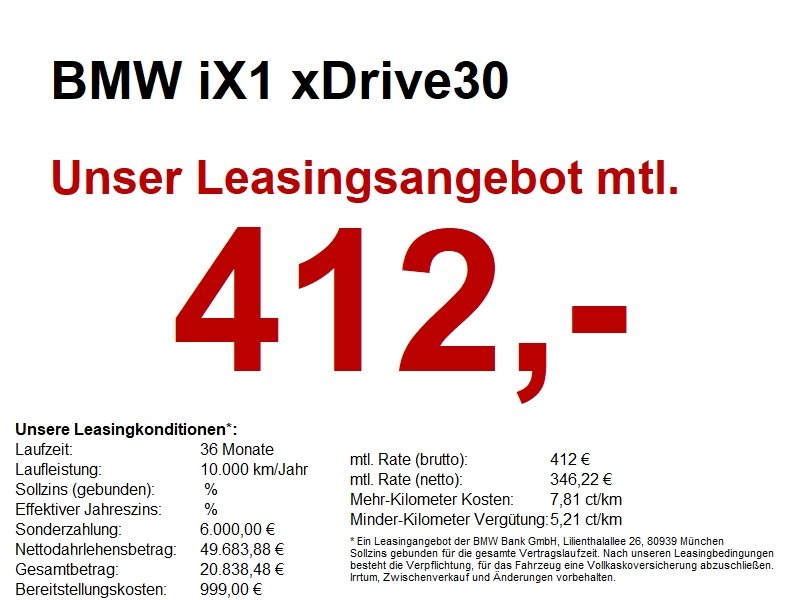 BMW iX1 xDrive30 xLine