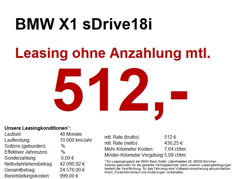 BMW X1 sDrive18i