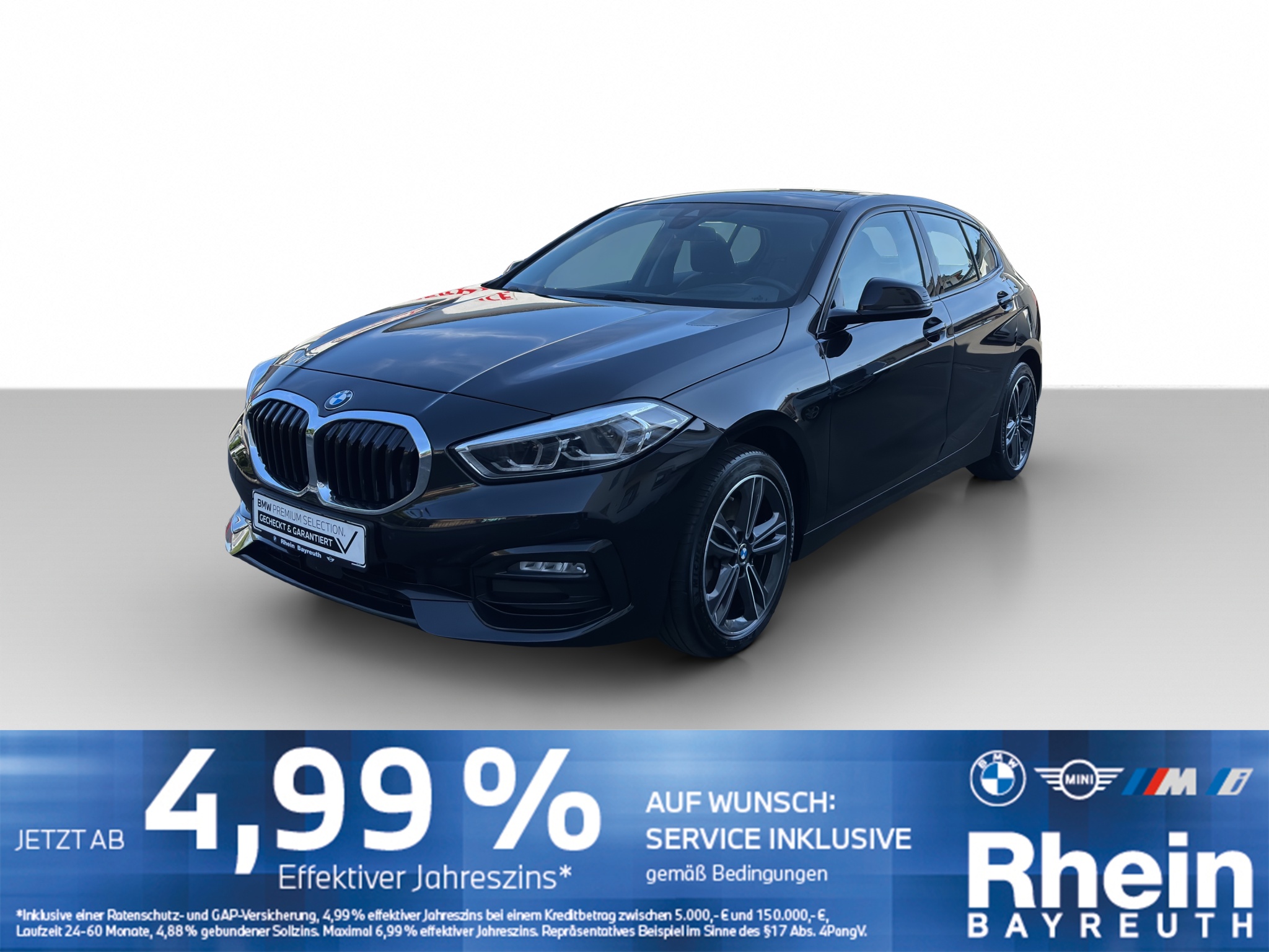 BMW 118d Sport Line Navi LED HUD ACC Hifi HK AHK GSD
