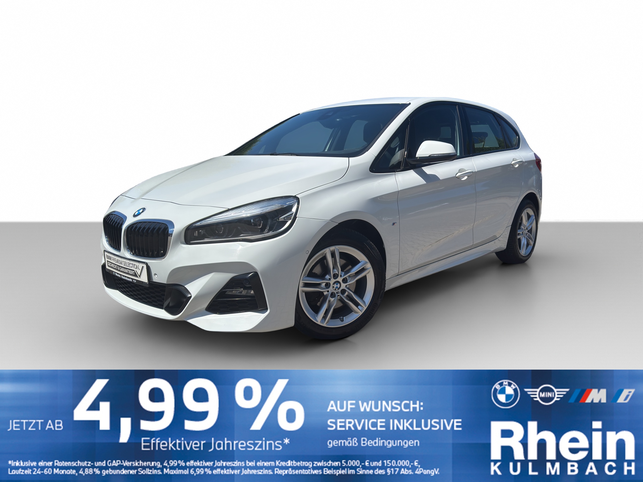 BMW 220i Active Tourer M Sport Navi+ AdapLED HUD AHK