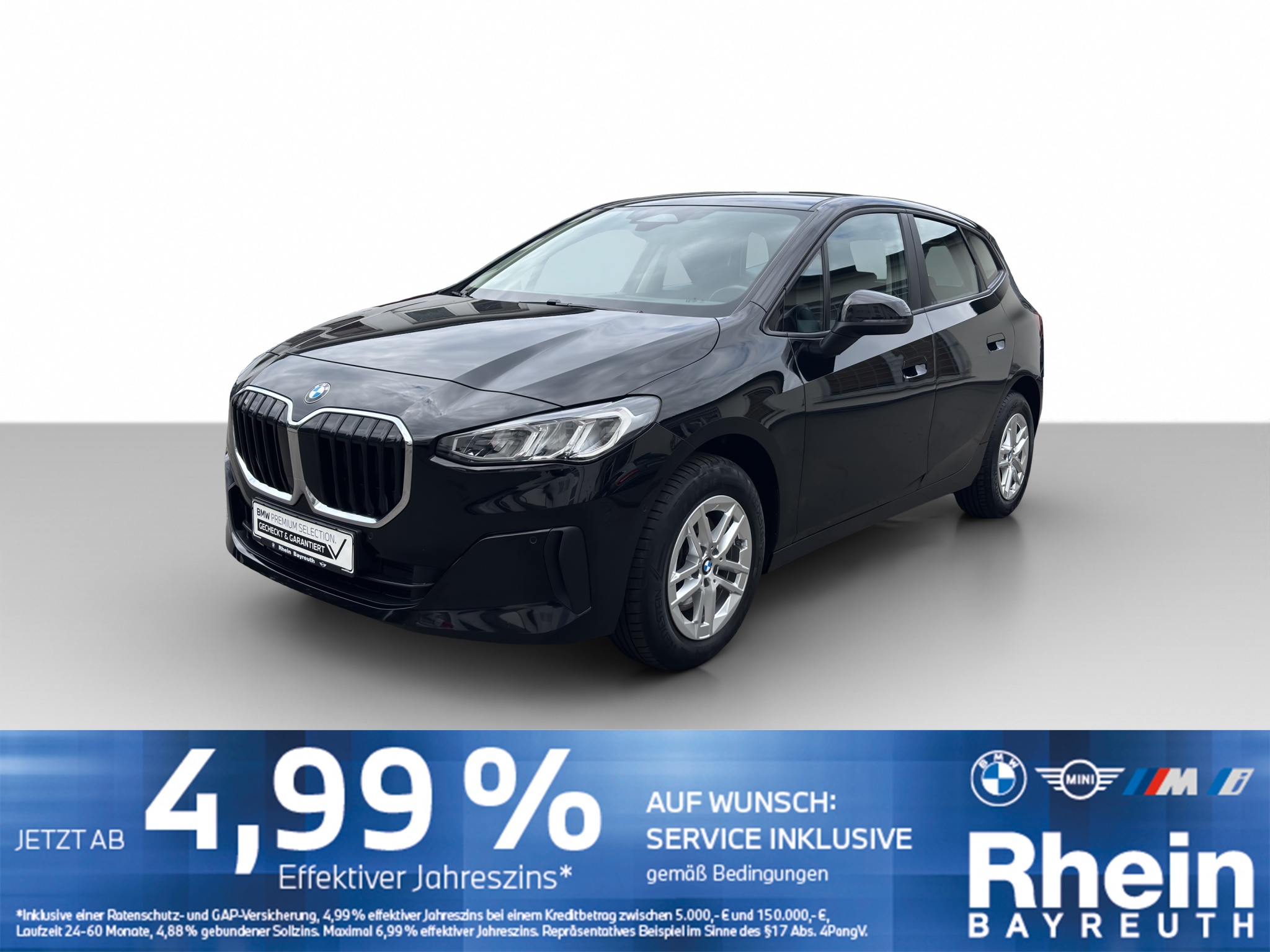 BMW 218i Active Tourer Navi LED Parkassist Apple Car