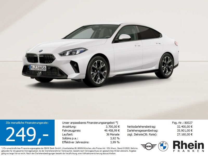 BMW 220 Gran Coup M Sportpaket Navi. RFK. Komfzugan