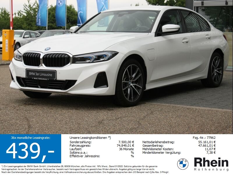 BMW 330e xDrive Limousine  Mega Deal!