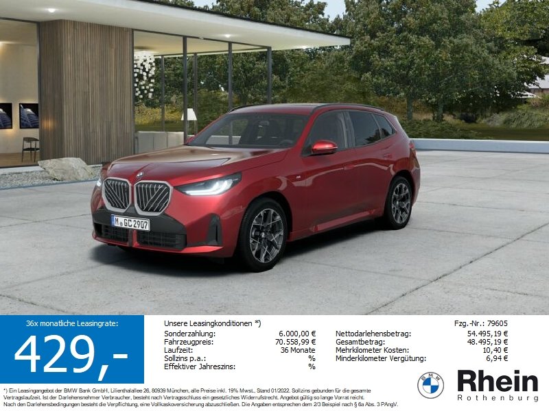 BMW X3 20 xDrive M Sportpaket  Top Preis