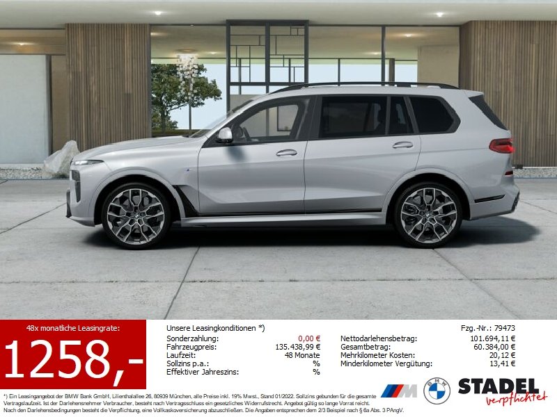 BMW X7 xDrive40d M Sportpaket
