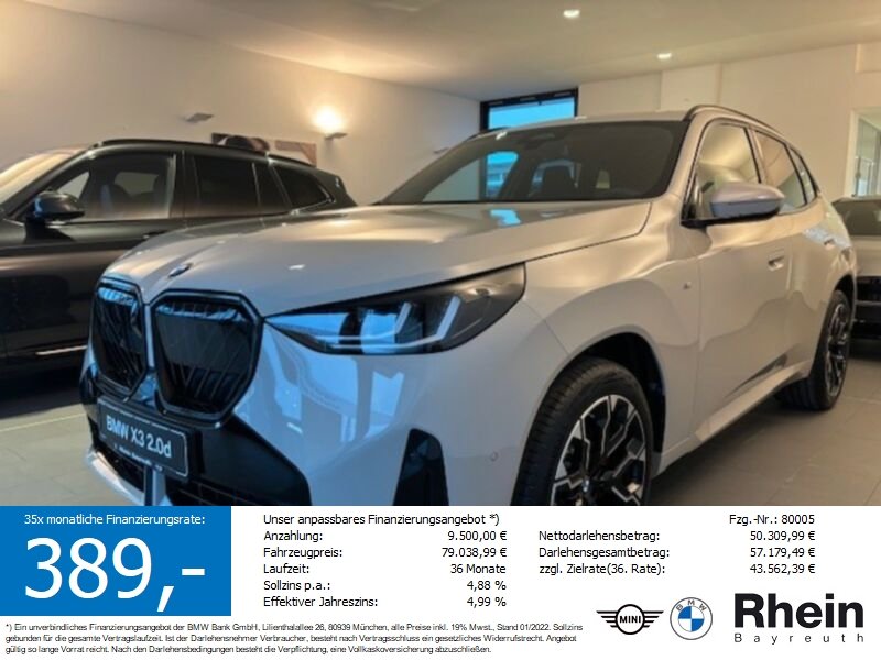 BMW X3 20d xDrive M Sportpaket