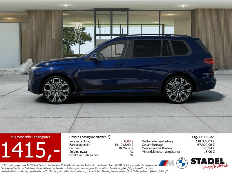 BMW X7 xDrive40d M Sportpaket