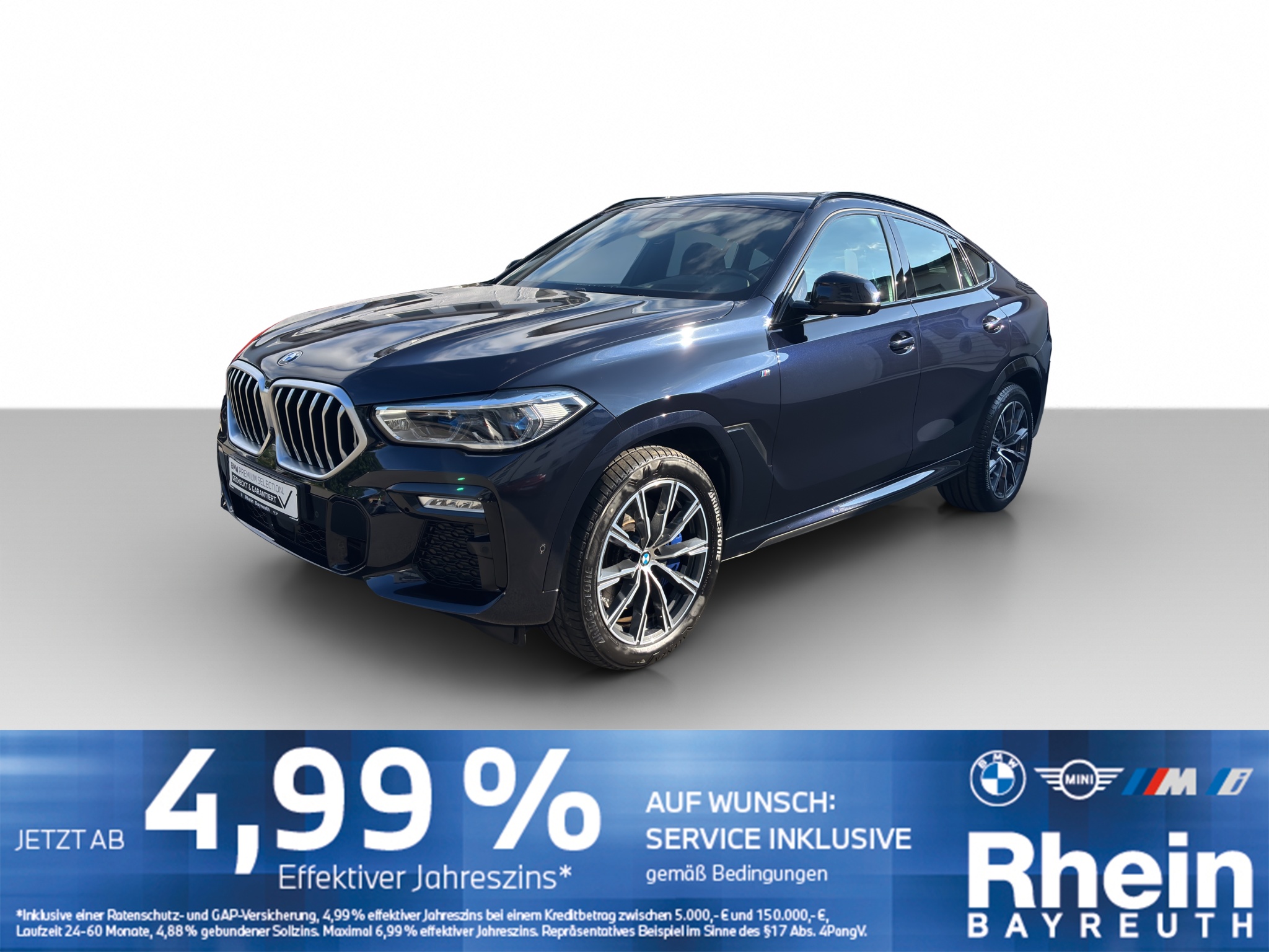 BMW X6 xDrive40d M Sport Navi Laser Standheiz. HUD