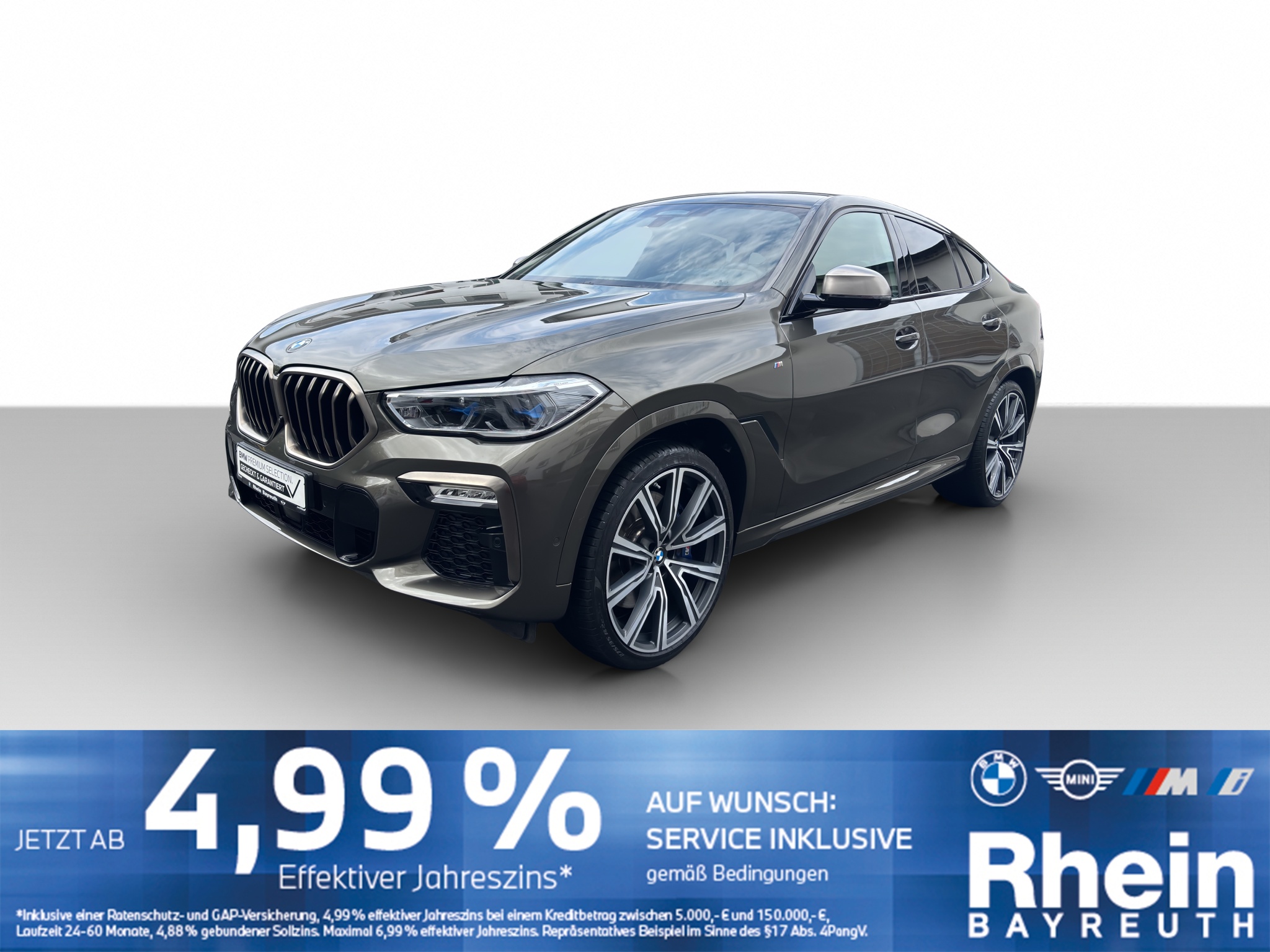 BMW X6 M50i Navi Laser HUD Hifi HK ACC Park+ Soft Cl