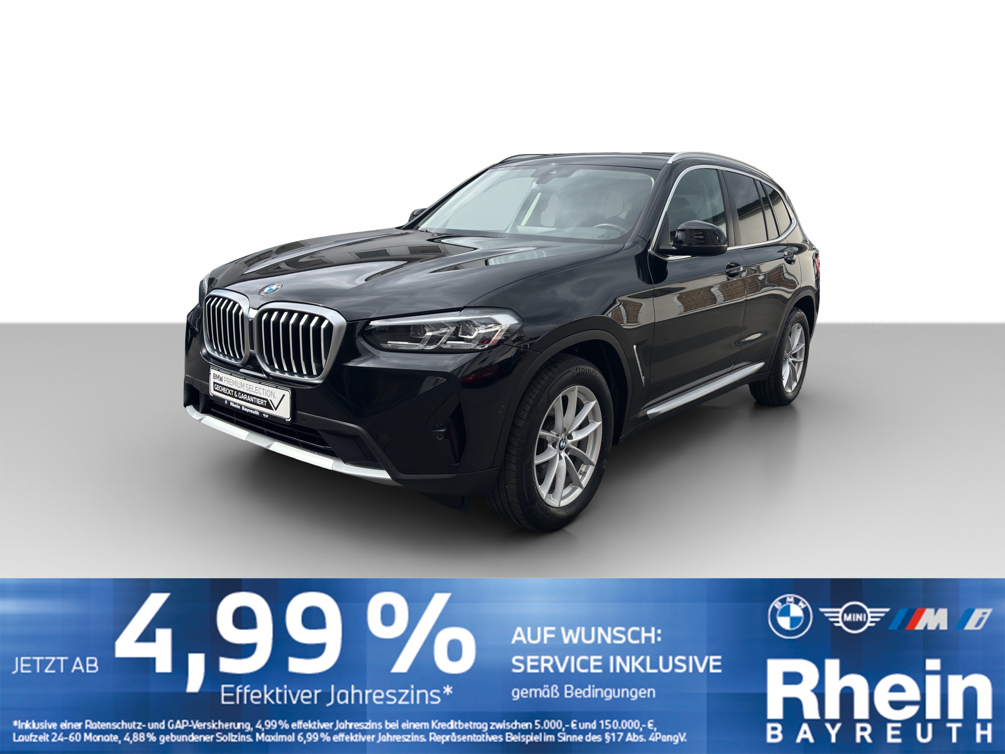 BMW X3 xDrive20d Navi AdapLED AHK Parkassist Lordose