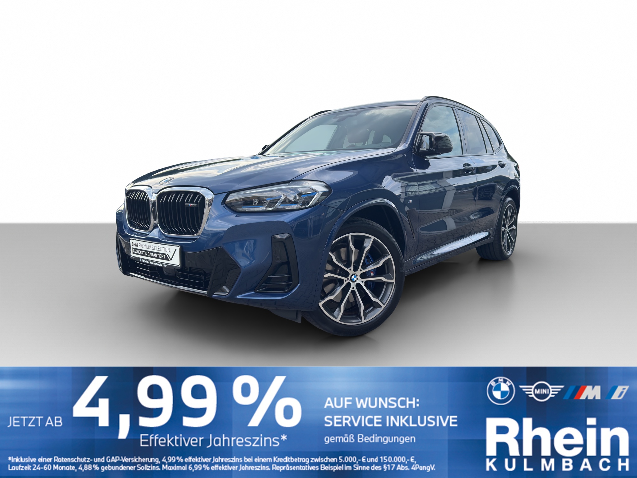 BMW X3 M40i Navi Laser HUD Hifi HK ACC Sitz el Park+
