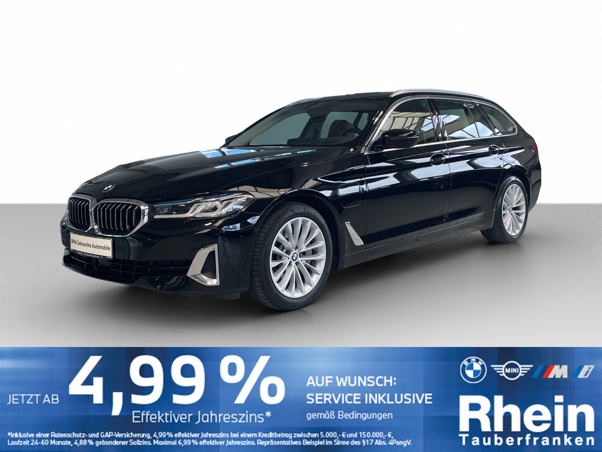 BMW 530e Tour. NaviProf HUD Panorama AHK Parkassis