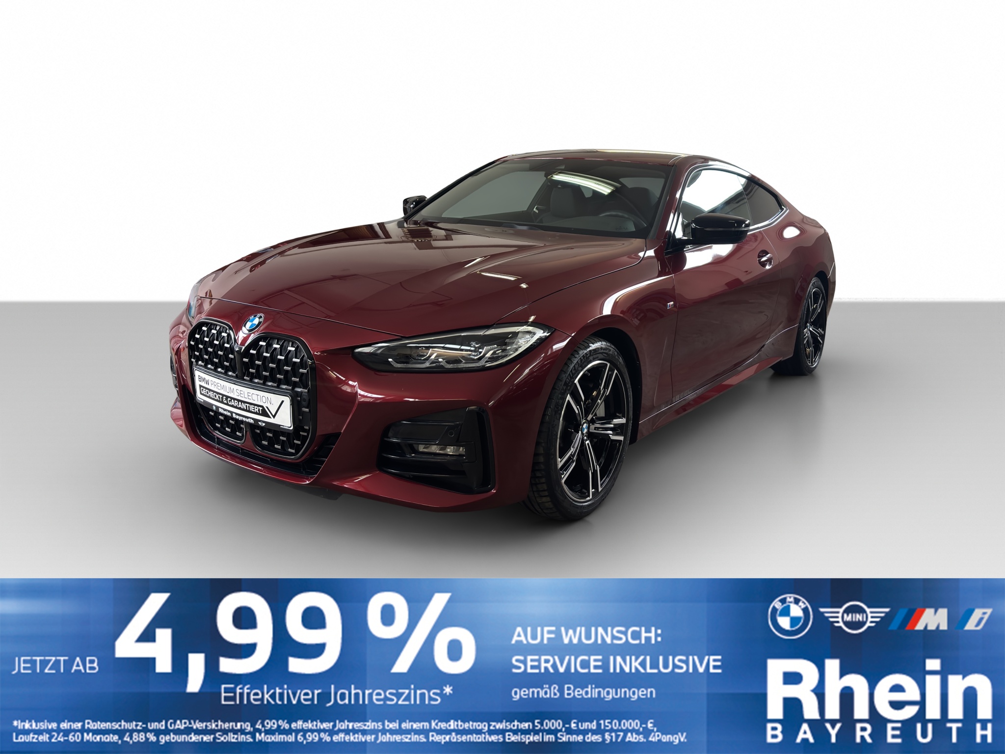 BMW 430i Coup M Sport Navi LED Hifi H&K Alarm WLAN