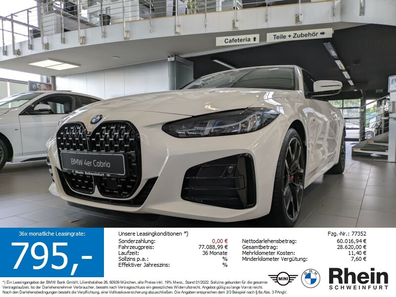 BMW 420i Cabrio M Sportpaket