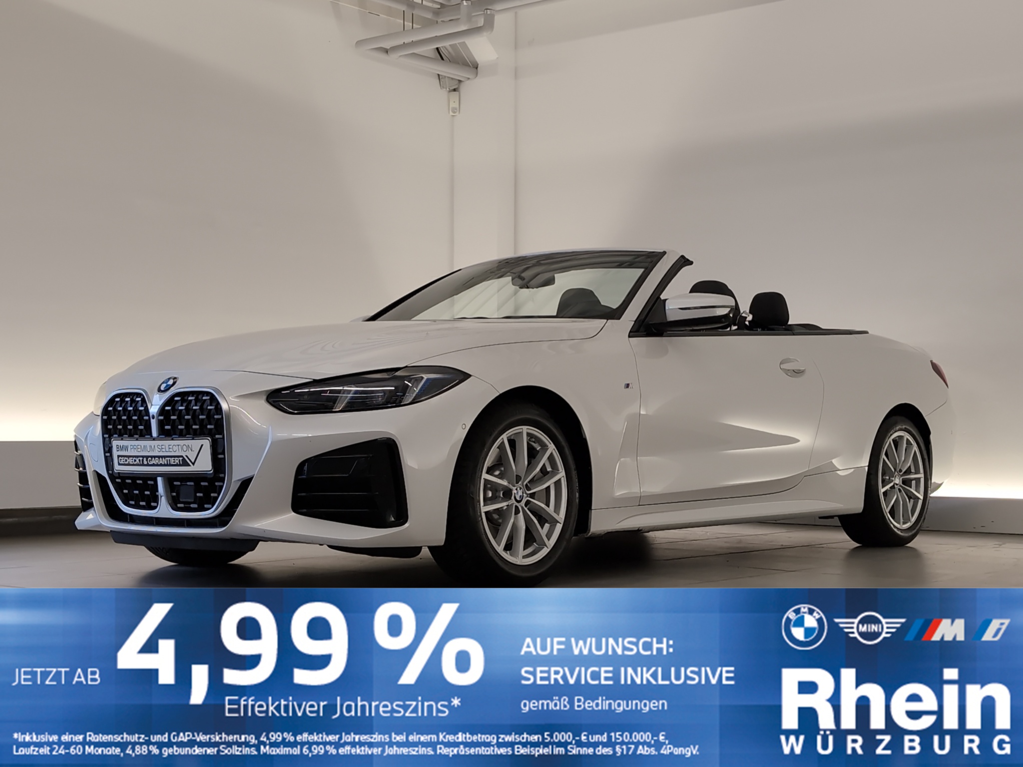 BMW 430i xDrive Cabrio M Sportpaket H&K/DAB/Lordose