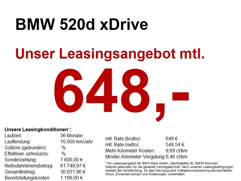BMW 520d xDrive M Sportpaket
