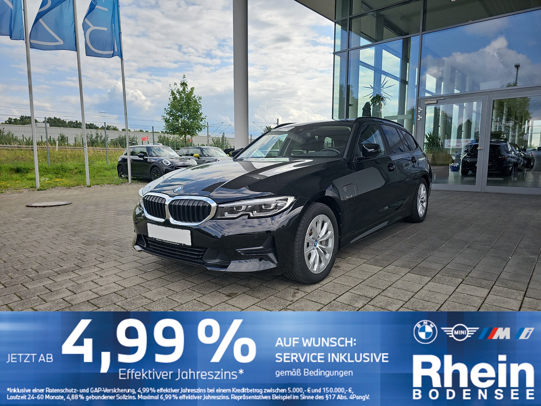 BMW 330e Touring Advantage Lenkradheizung Komfortzug