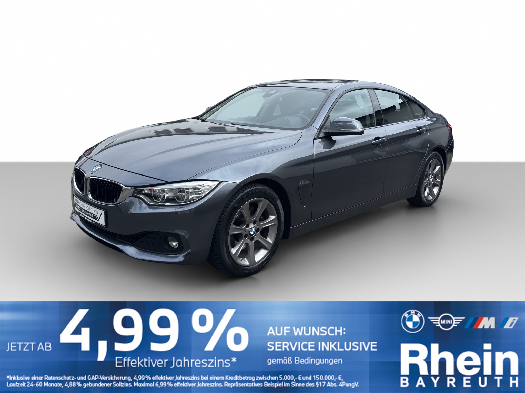 BMW 430d Gran Coupe Navi Prof HUD AdapLED AHK GSD