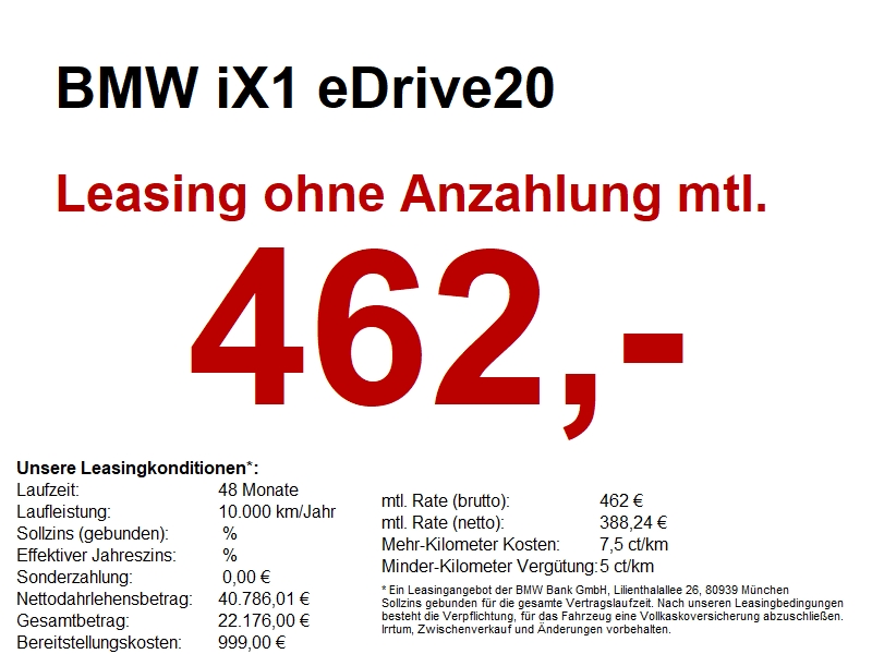 BMW iX1 eDrive20