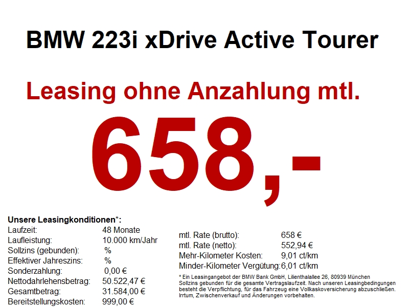 BMW 223i xDrive Active Tourer M Sportpaket