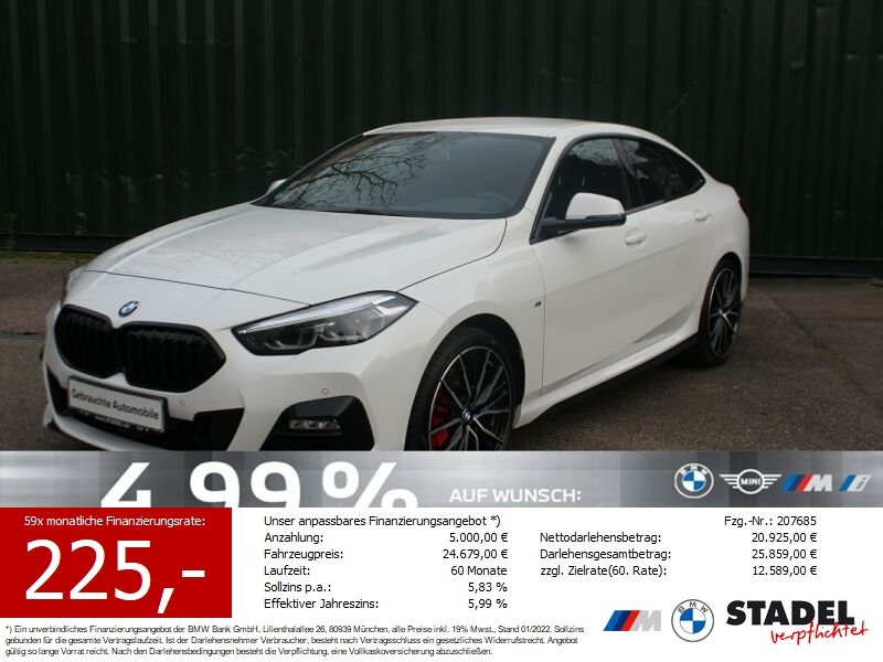 BMW 218i Gran Coup M Sport Navi.LED.WLAN.PDCv+hi.DA