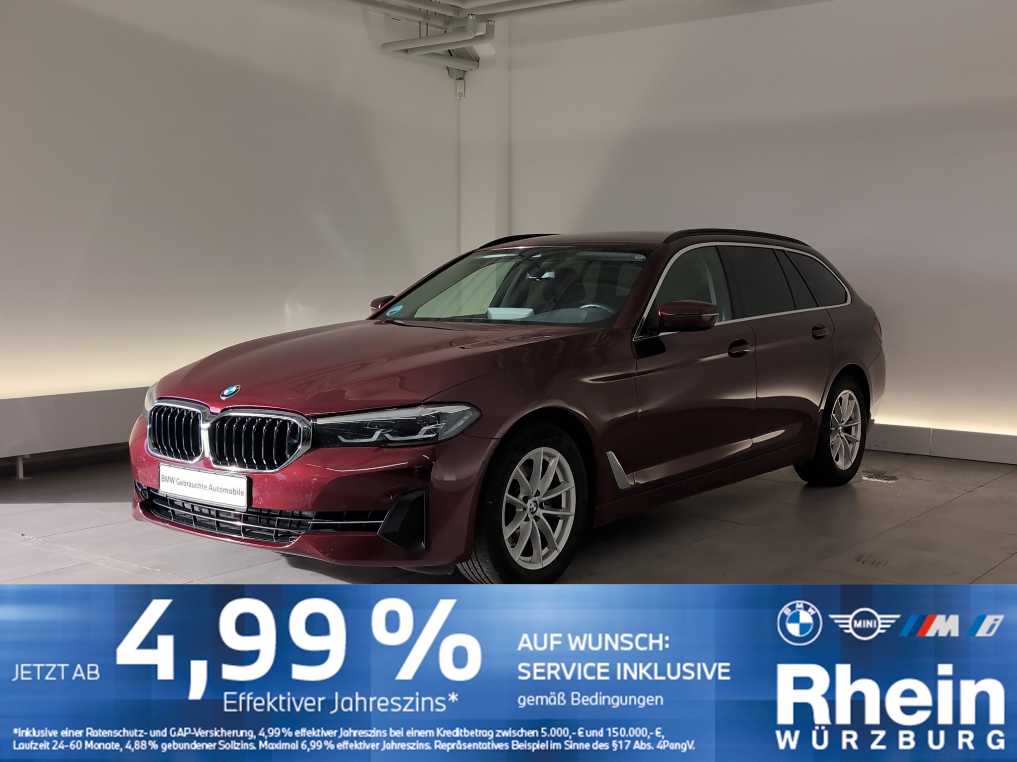 BMW 520i Tour Navi/LED/WLAN/DAB/SHZ/PA/RFK/Sport-LR