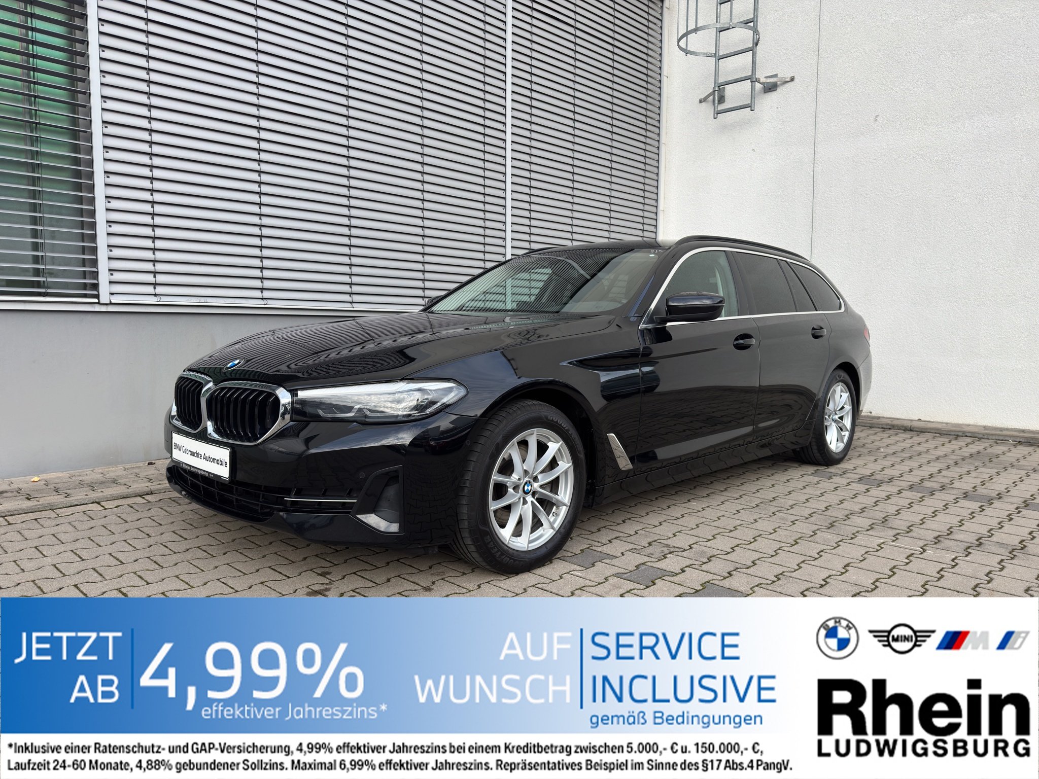 BMW 520i Touring LED Navi HiFi AHK ParkAs