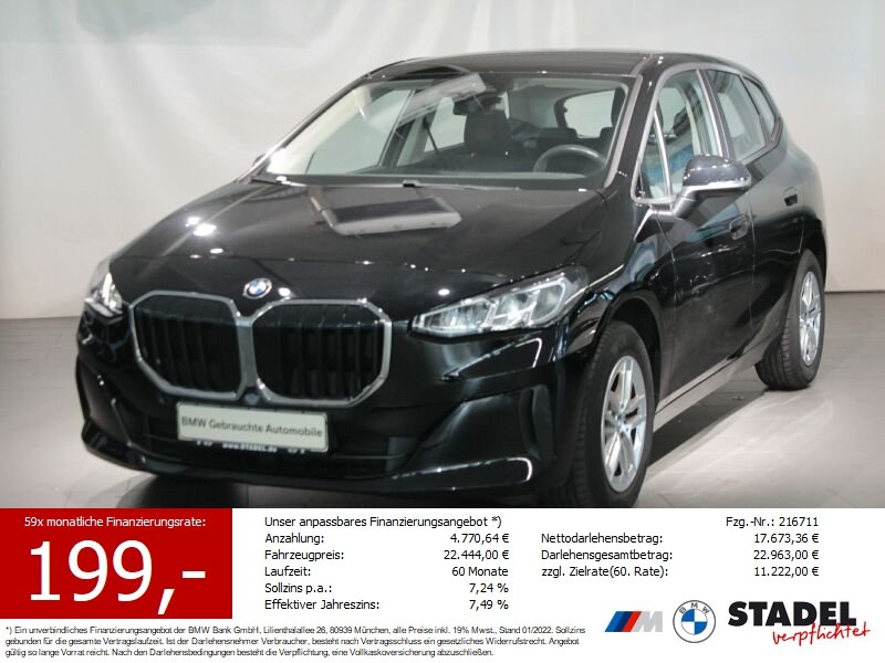 BMW 216iA Active Tourer Navi.LED.DrivbeAss.R&uuml;kamera