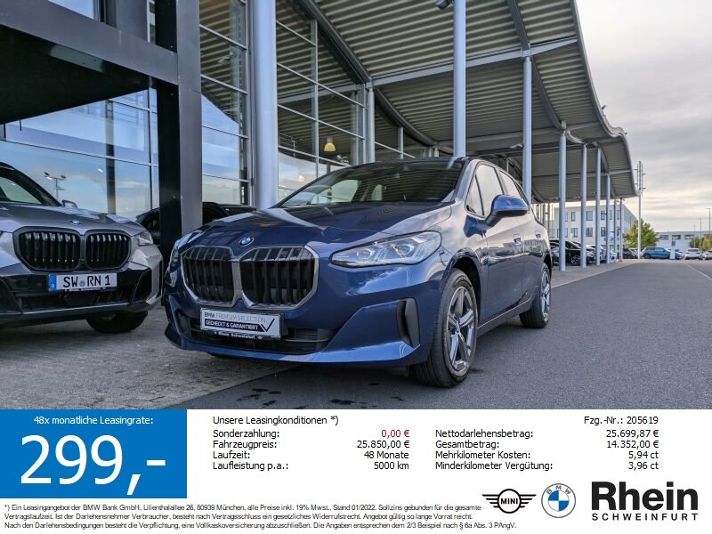 BMW 216i Active Tourer Park.Ass. M-Lederlenkrad. DAB