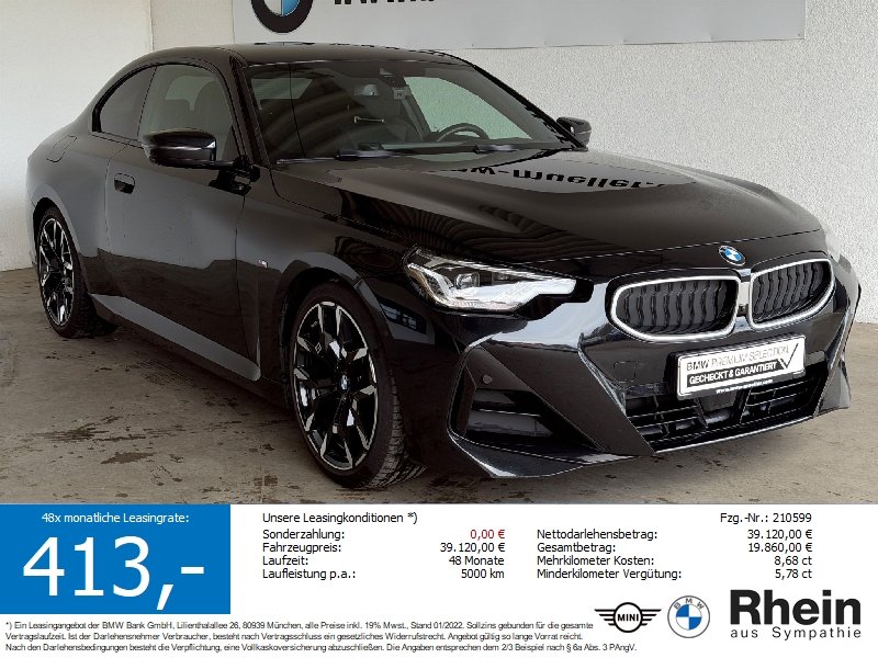BMW 220i Coup SAG M Sport LED+/ACC+/360/K-ZUG/MEMO