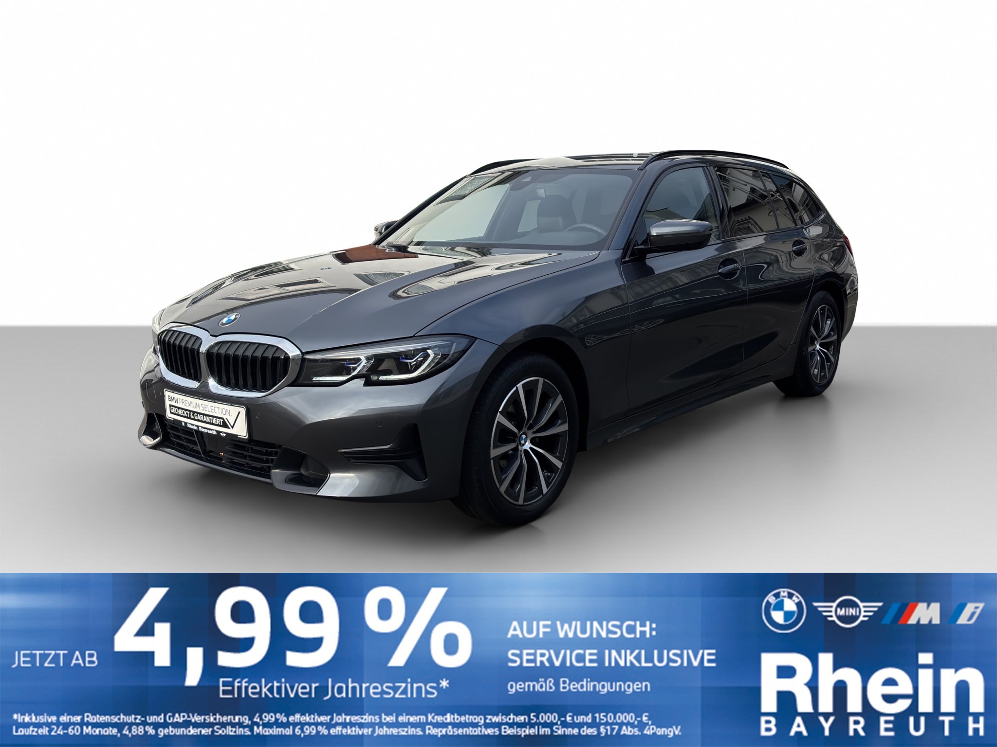 BMW 320d Touring Sport Line Navi Laser ACC AHK Hifi