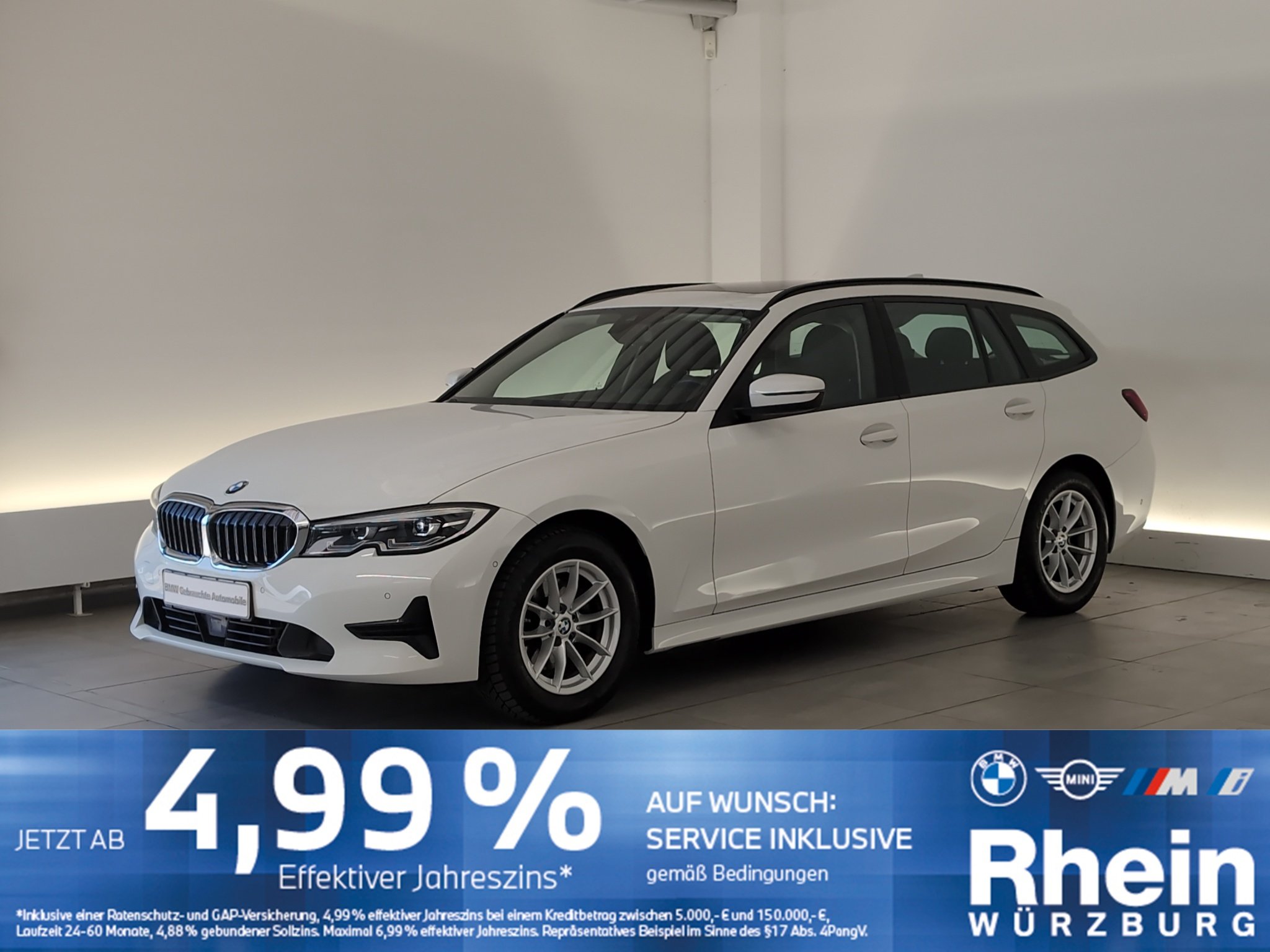 BMW 320d Touring Advantage Navi/LED/AHK/HiFi/Pano
