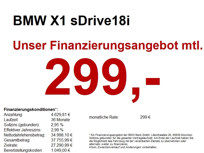 BMW X1 sDrive18i  AHK   Driving Assistant
