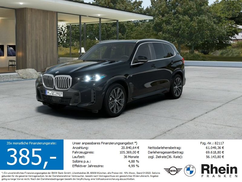 BMW X5 xDrive30d M Sportpaket AHK. Navi. HuD. RFK...