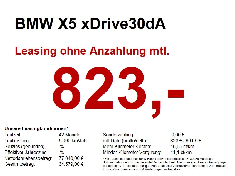 BMW X5 xDrive30dA M Sport Pro LiveCock.LED.AHK.Gesti