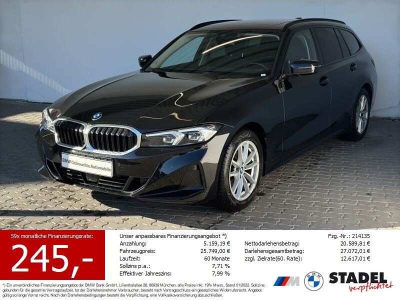 BMW 318i Tour. Navi.LED.ACC.Pano.HuD.PDCv+h.DAB.SHZ