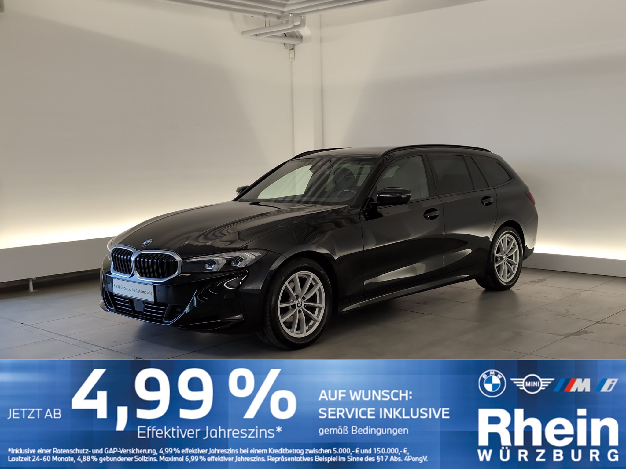 BMW 318d Touring Navi/LED/RFK/SHZ/ACC/Apple/PDC v+h