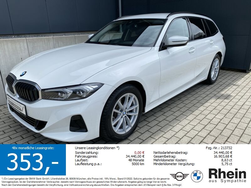 BMW 318d Touring SAG HUD/AKUSTIK/TEMPO/360/AMBI/SH