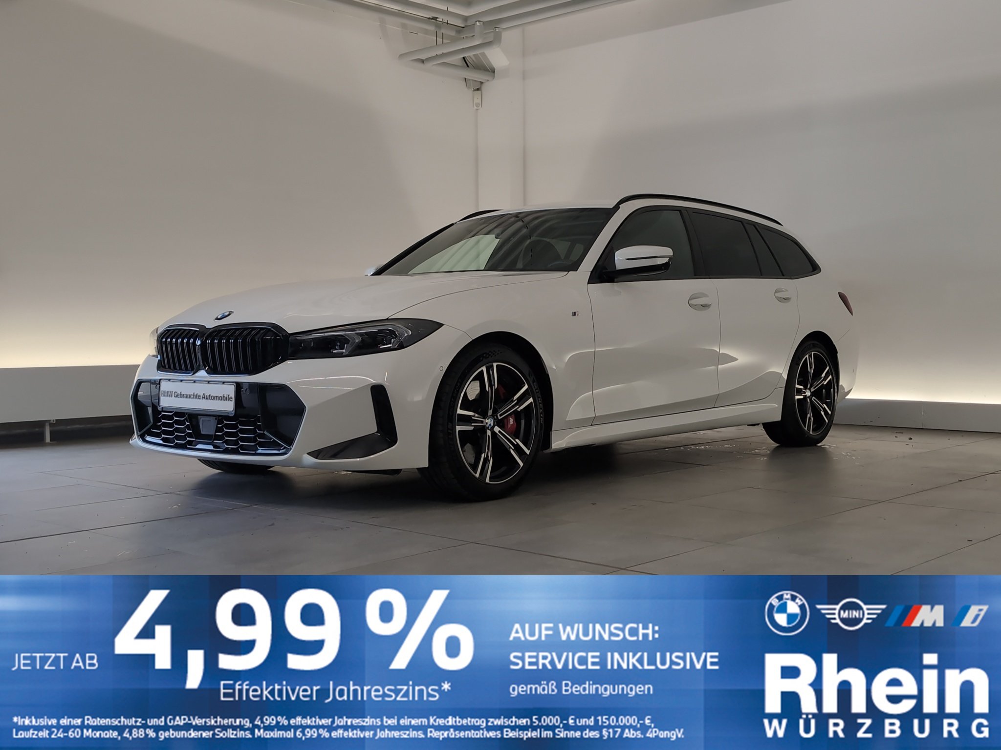 BMW 318d Touring M Sportpaket Navi/LED/AHK/SHZ/LR-Hz