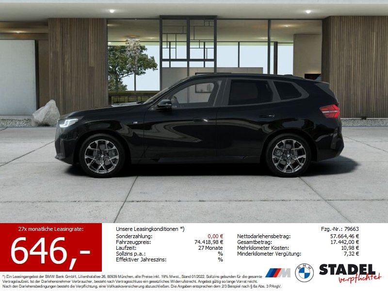 BMW X3 20d xDrive M Sportpaket